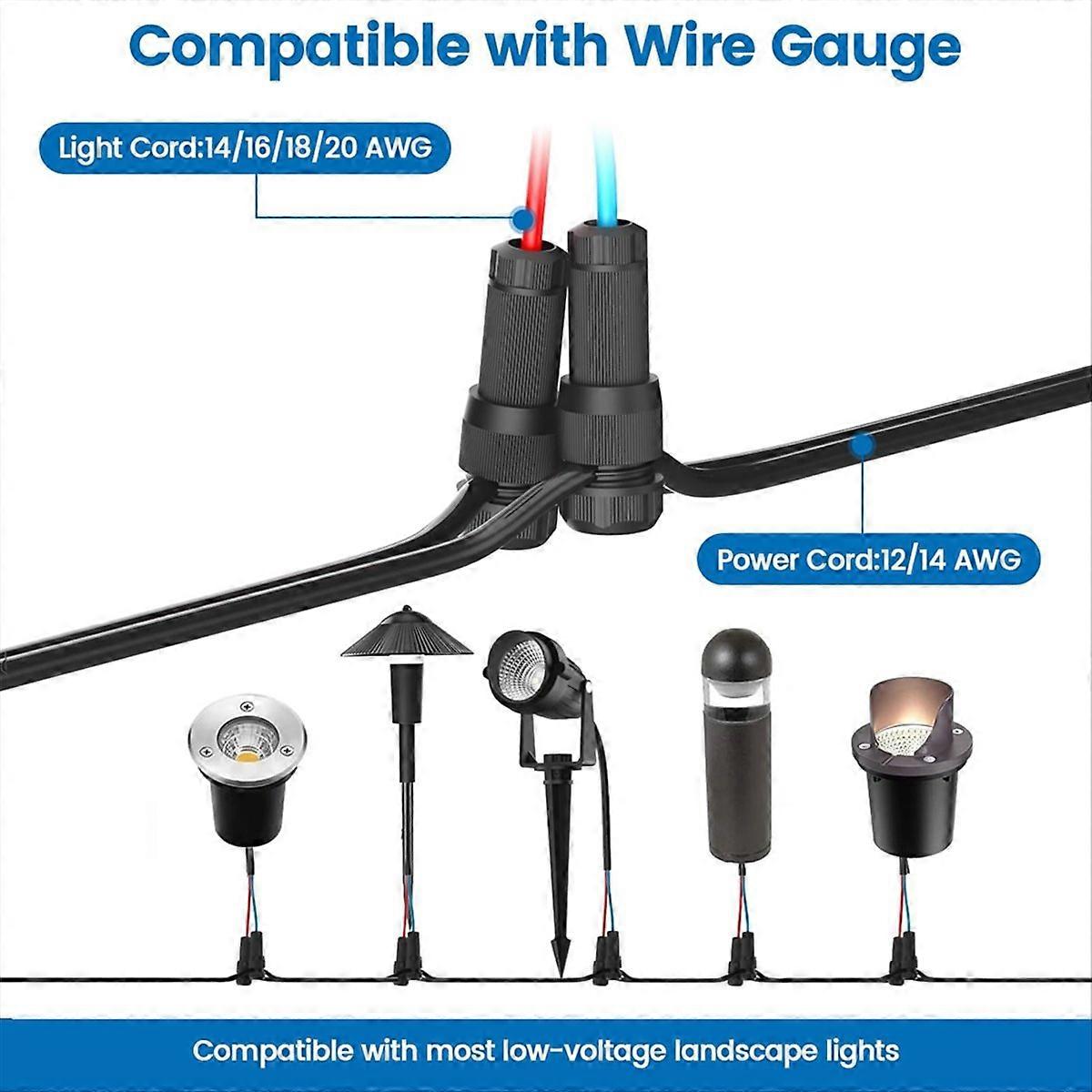 Low Voltage Wire Connectors - 12-18 Gauge for Outside Path Light