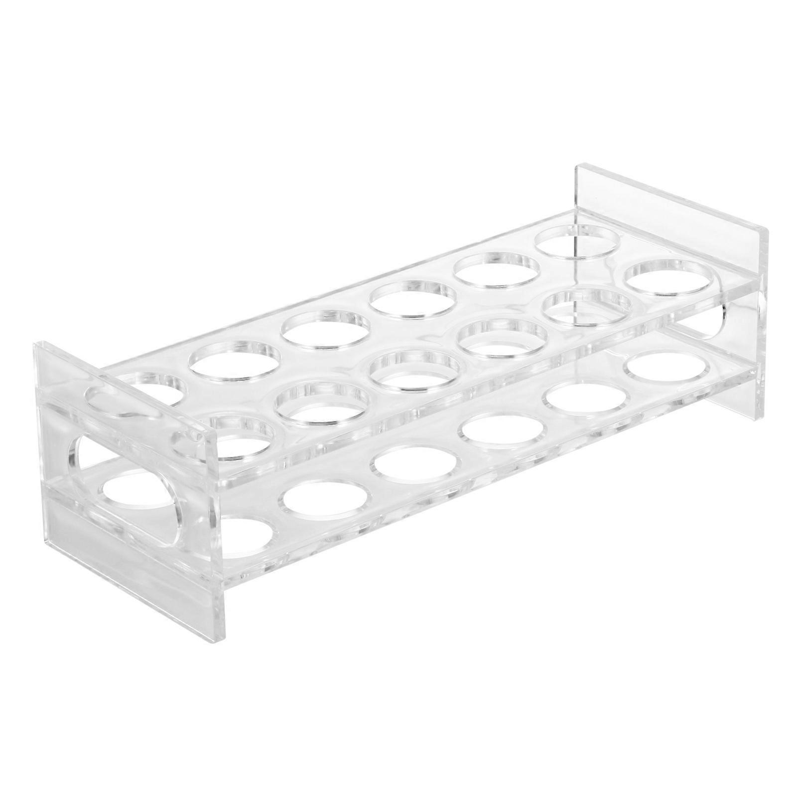 Holder Acrylic Storage Rack for Bar 3Pcs Transparent Display