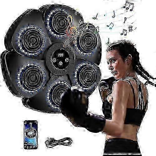 Smart Music Boxing Machine with Bluetooth Connectivity: 9 Speed Modes, Countdown Timer & Boxing Gloves for Adults & Kids