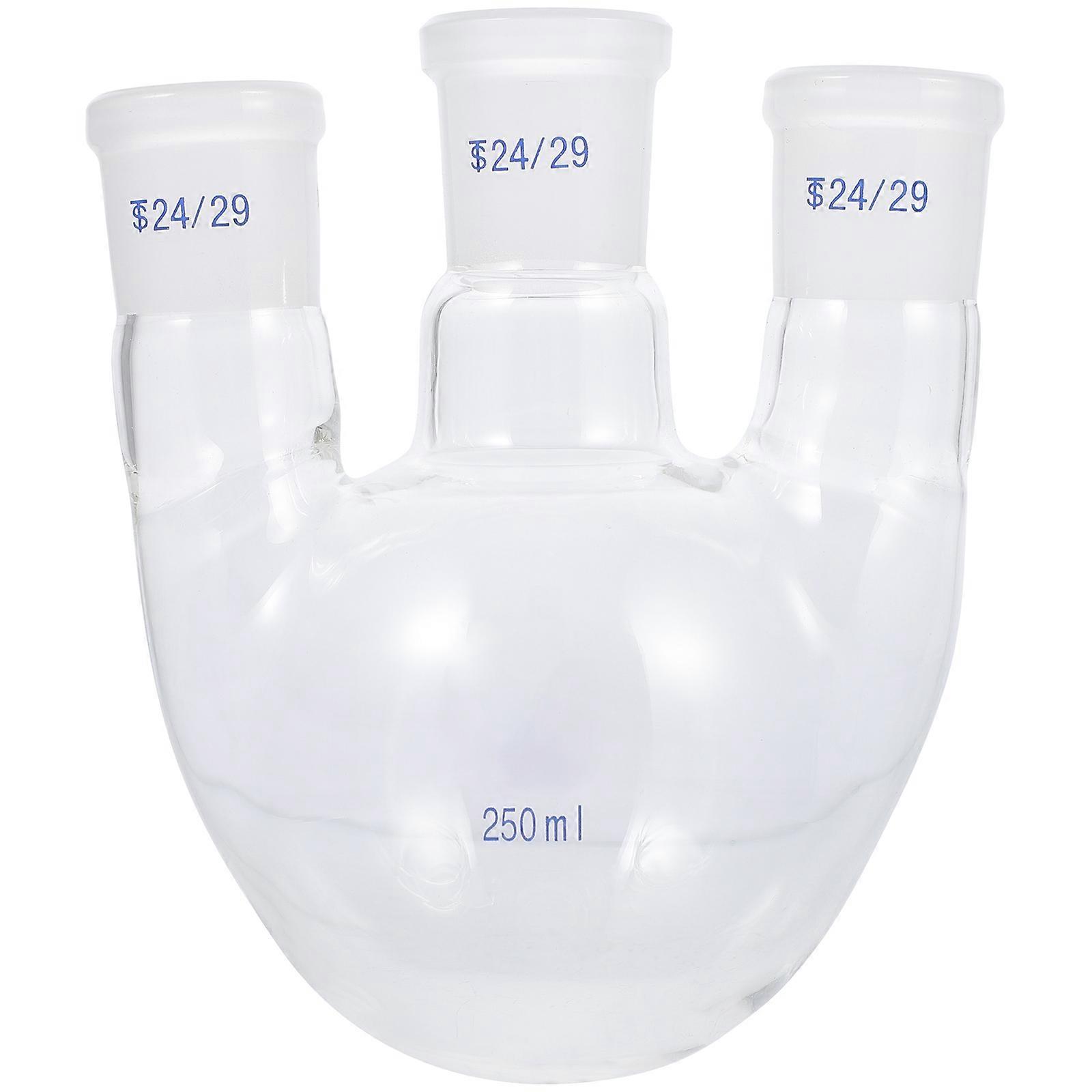 Glass Flask for Distillation 1Pcs Laboratory Three-Necked Boiling Flask