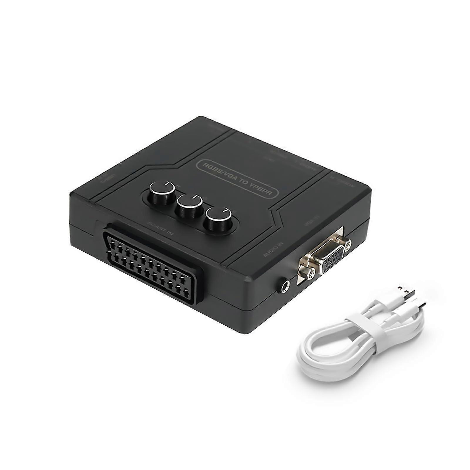 RGBS/VGA to YPBPR Component Converter with MultiResolution Support for NES SNES Genesis N64