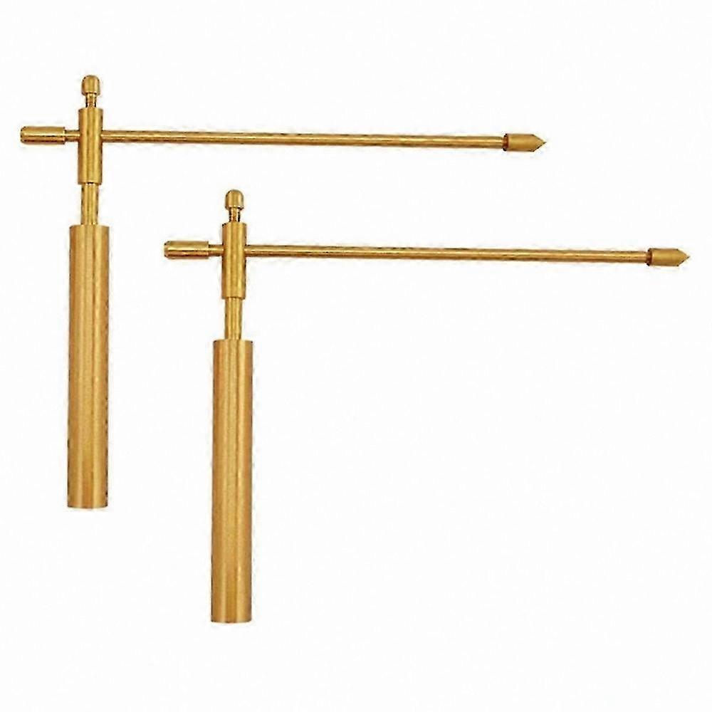 Adjustable Brass Dowsing Rods for Water Finding and Dowsing, 2-Pack