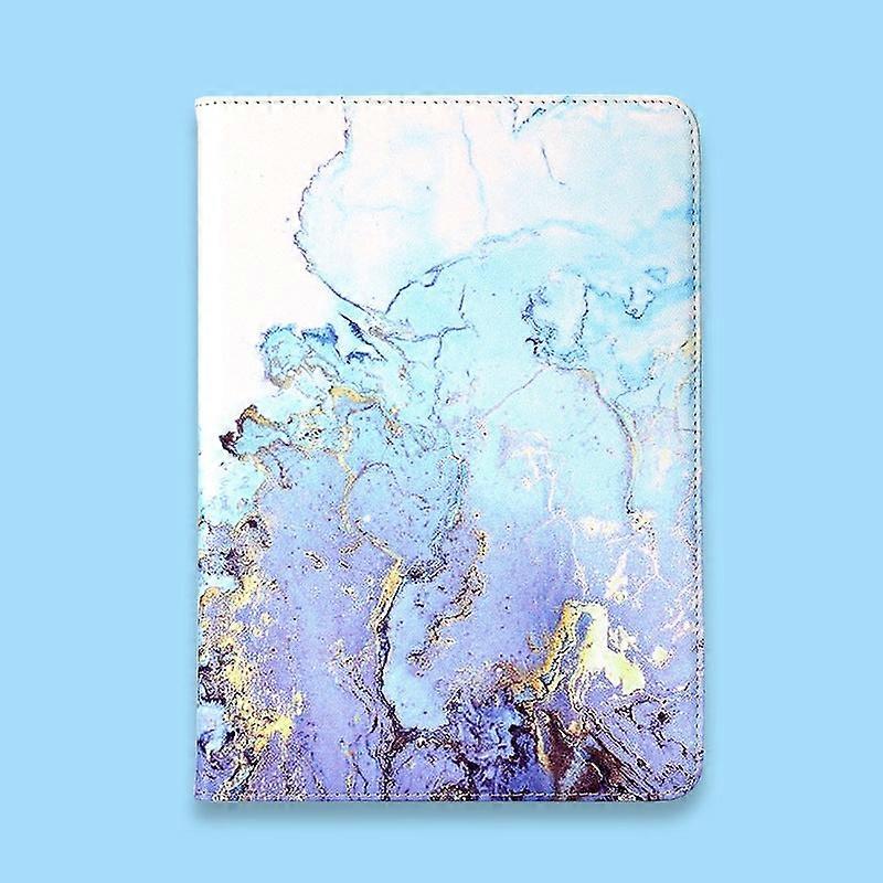 Stylish Case For Ipad Old 234 Blue Marble "full Silicone Sleeper