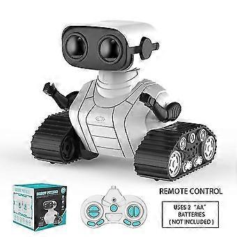 Robot Toys Rechargeable Rc Robot For Kids Boys And Girls Remote Control Toy With Music And Led Eyes Gift For Children#39;s