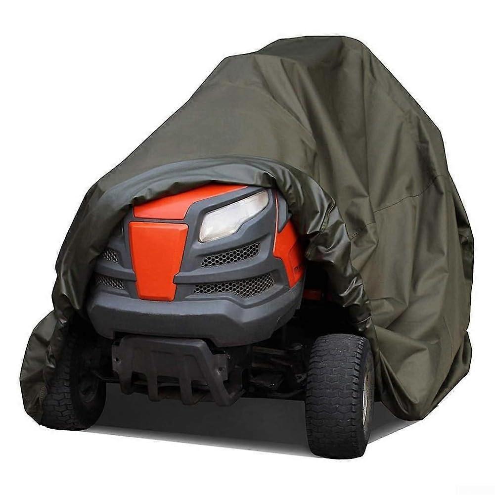 Heavy Duty Waterproof Riding Lawn Mower Cover UV Resistant with Adjustable Secure Fit