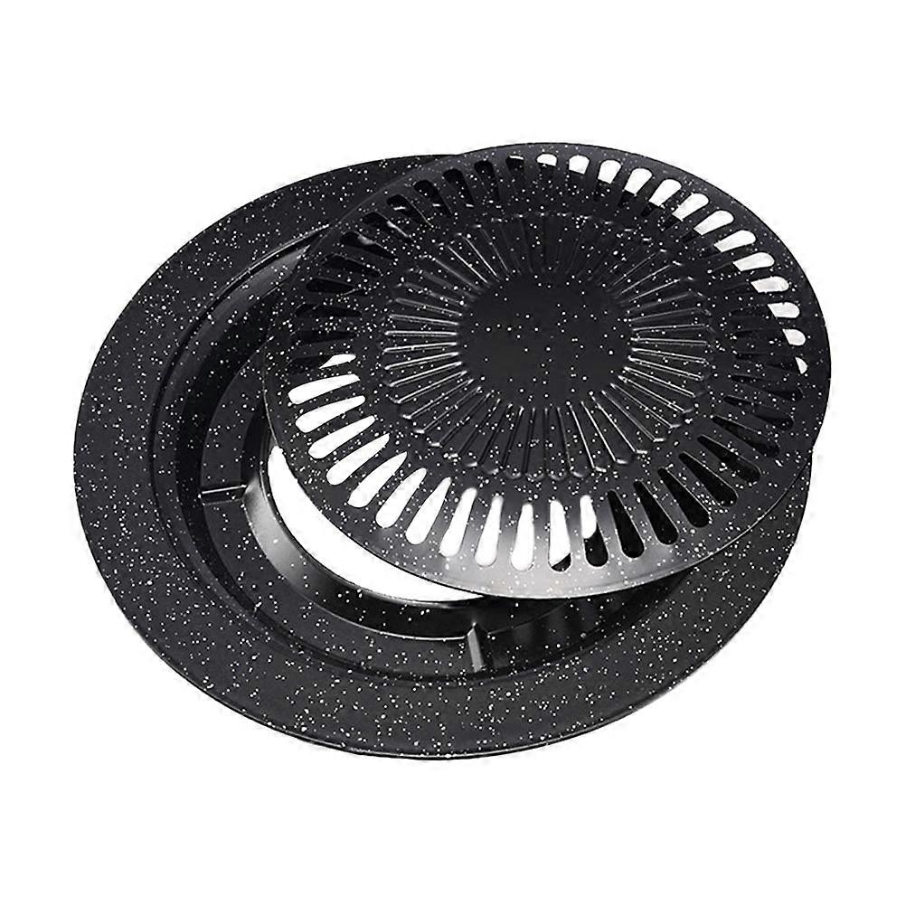 Grilling Pan Round Frying Pan for Home Use Iron Material