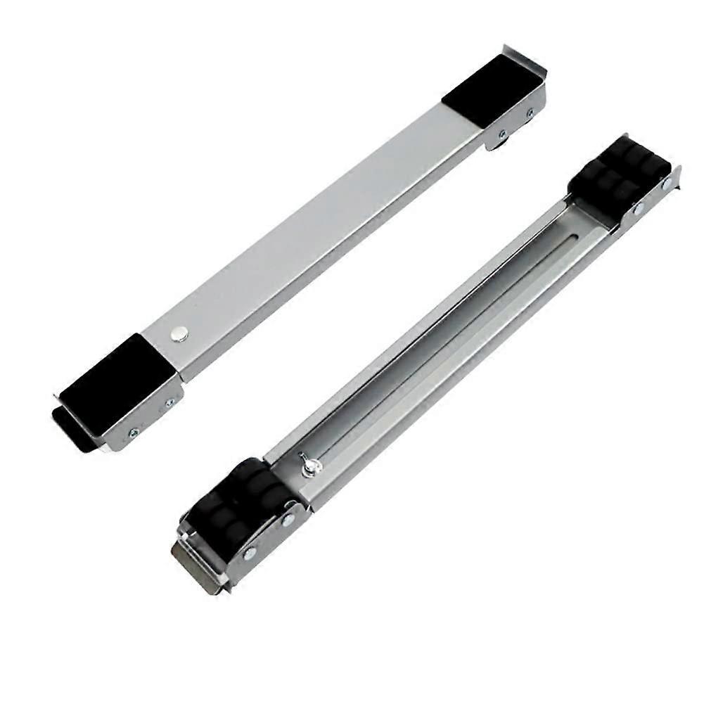 Adjustable Washing Machine Stand with Wheels and Brake Lock, Movable Fridge and Dryer Base