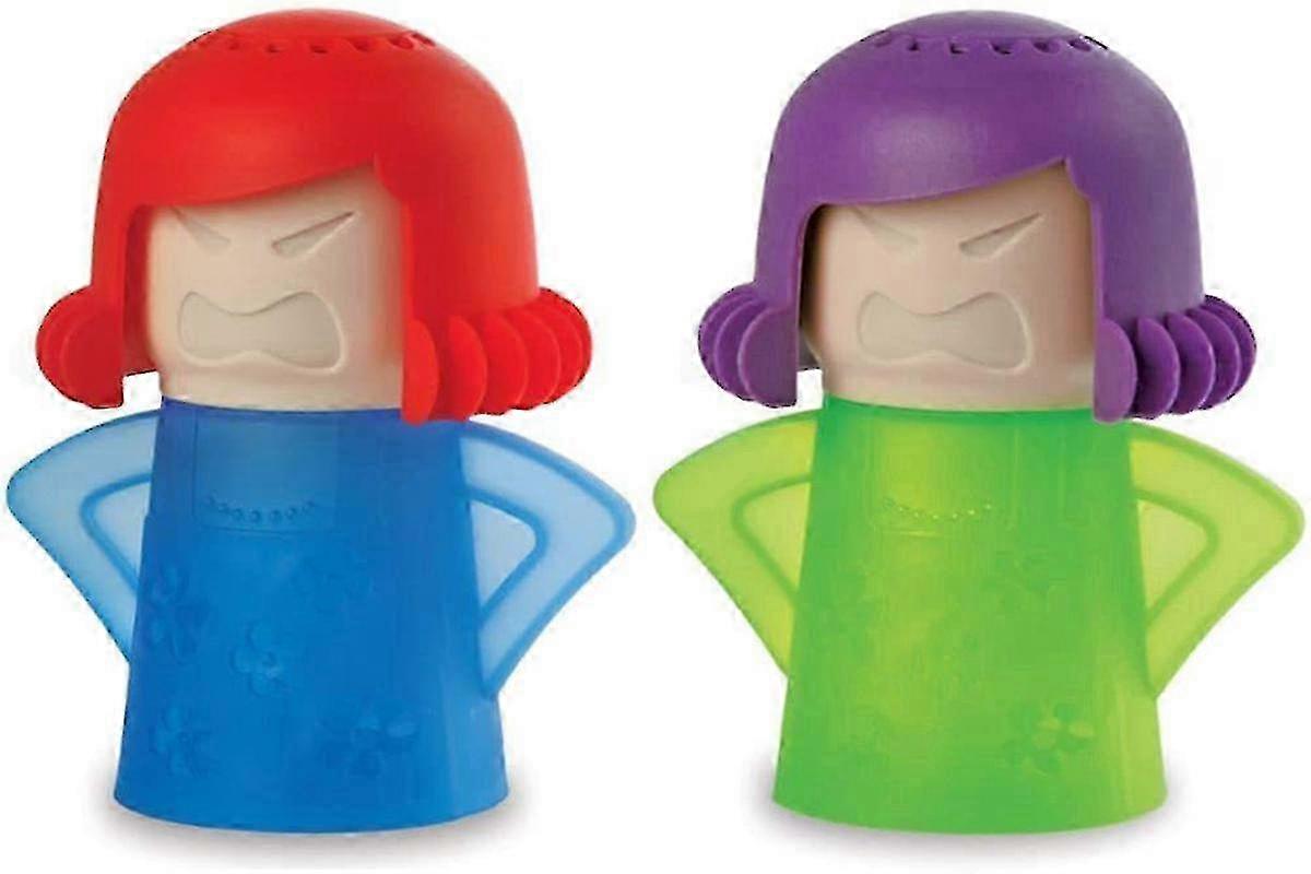 2025 2pcs-microwave Cleaner-red Blue+purple Green