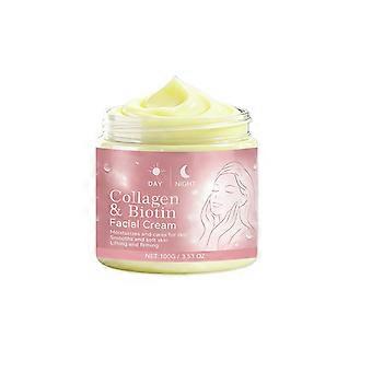 Bio Collagen Jelly Cream Overnight Wrapping Mask - Moisturizing Firming Facial Mask for Smooth Elastic Skin, Hydrating Anti-Aging Night Care for Fine 