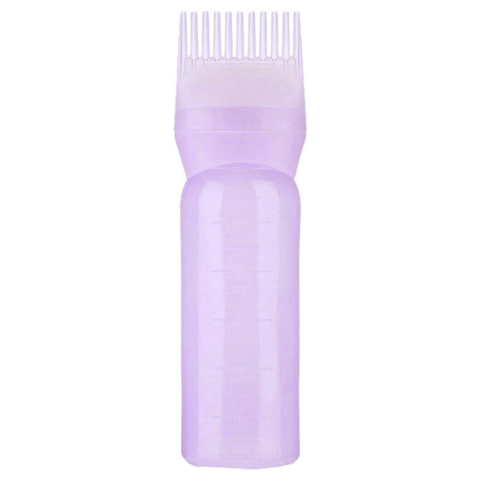 Hair Dye Applicator Bottle with Root Comb for Precision Root Coloring and Mess Application