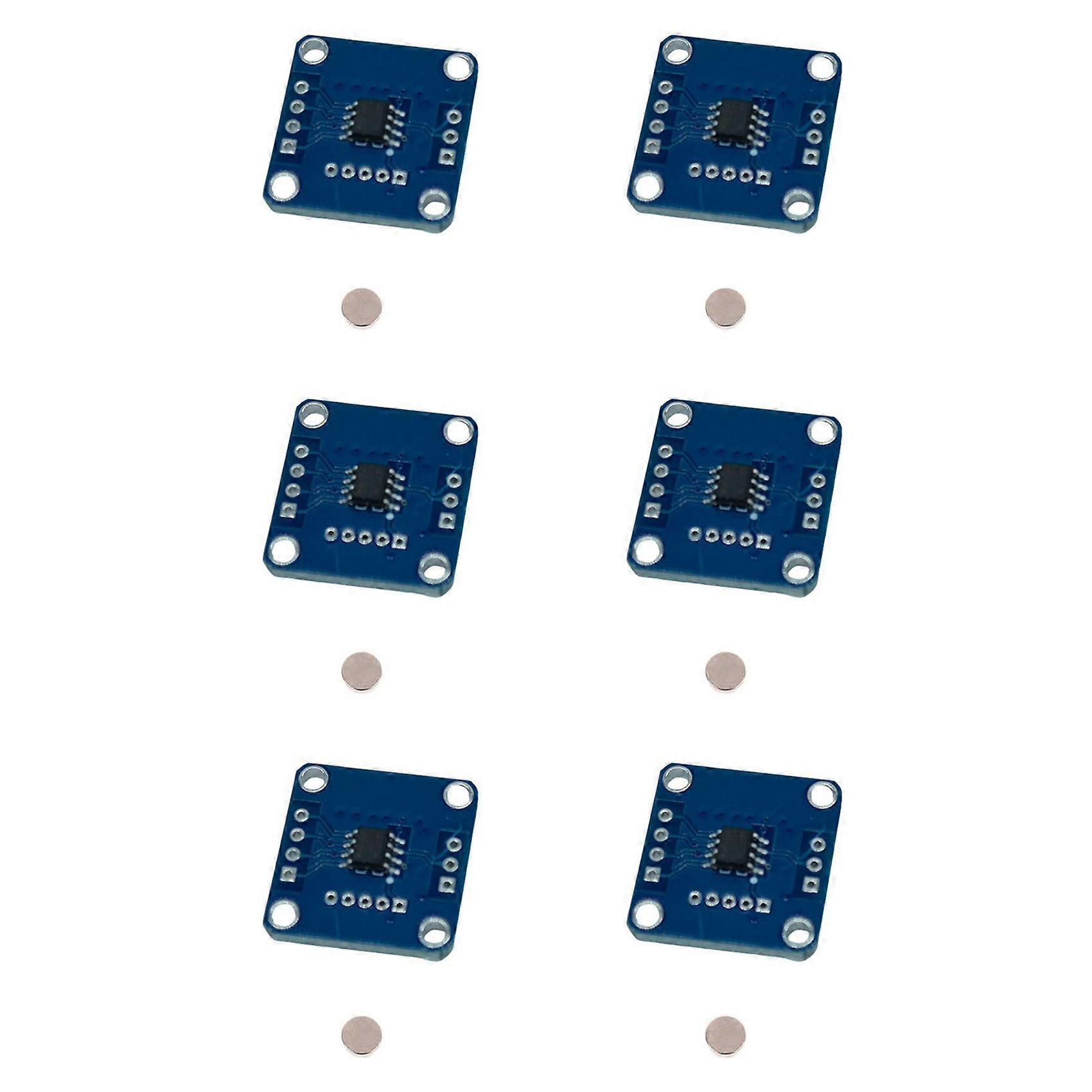 6X Magnetic Encoder MT6701 Magnetic Induction Angle Measurement Sensor Module 14bit High Precision Can Replace AS5600