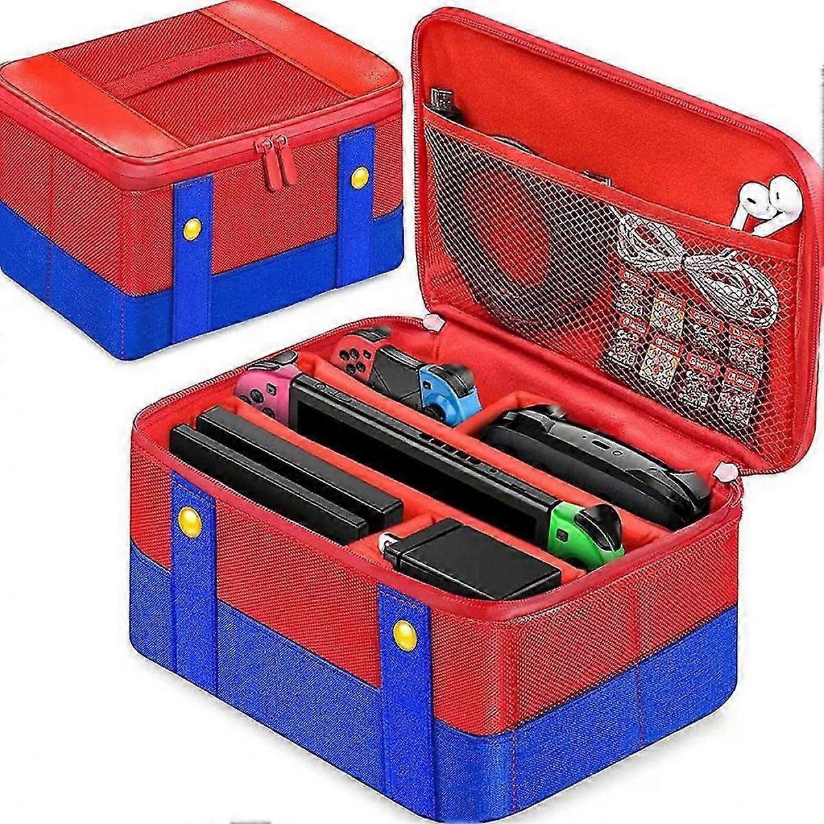 Switch 2 Carrying Case: Large Capacity, Military-Grade Protection for Console & Pro Controller