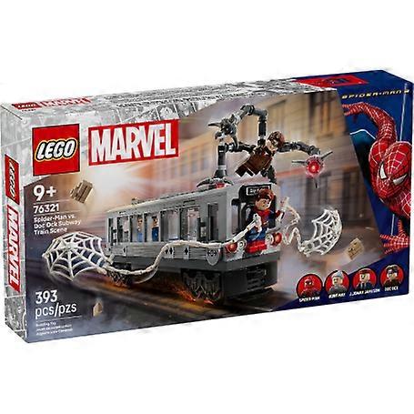 LEGO 76321 Spider-Man vs. Doc Ock subway scene