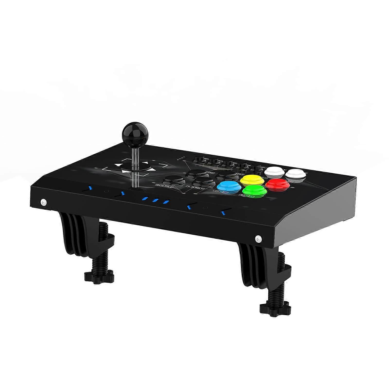 Arcade Fight Stick Controller for PC PS3 Switch – Moddable Steel Build with Octagonal Gate
