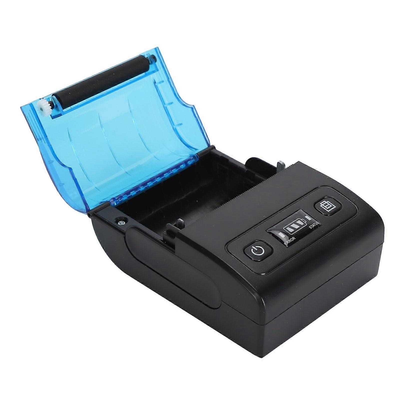 Bluetooth 58mm Thermal Receipt Printer with Clear Printing, MultiLanguage, Rechargeable Battery