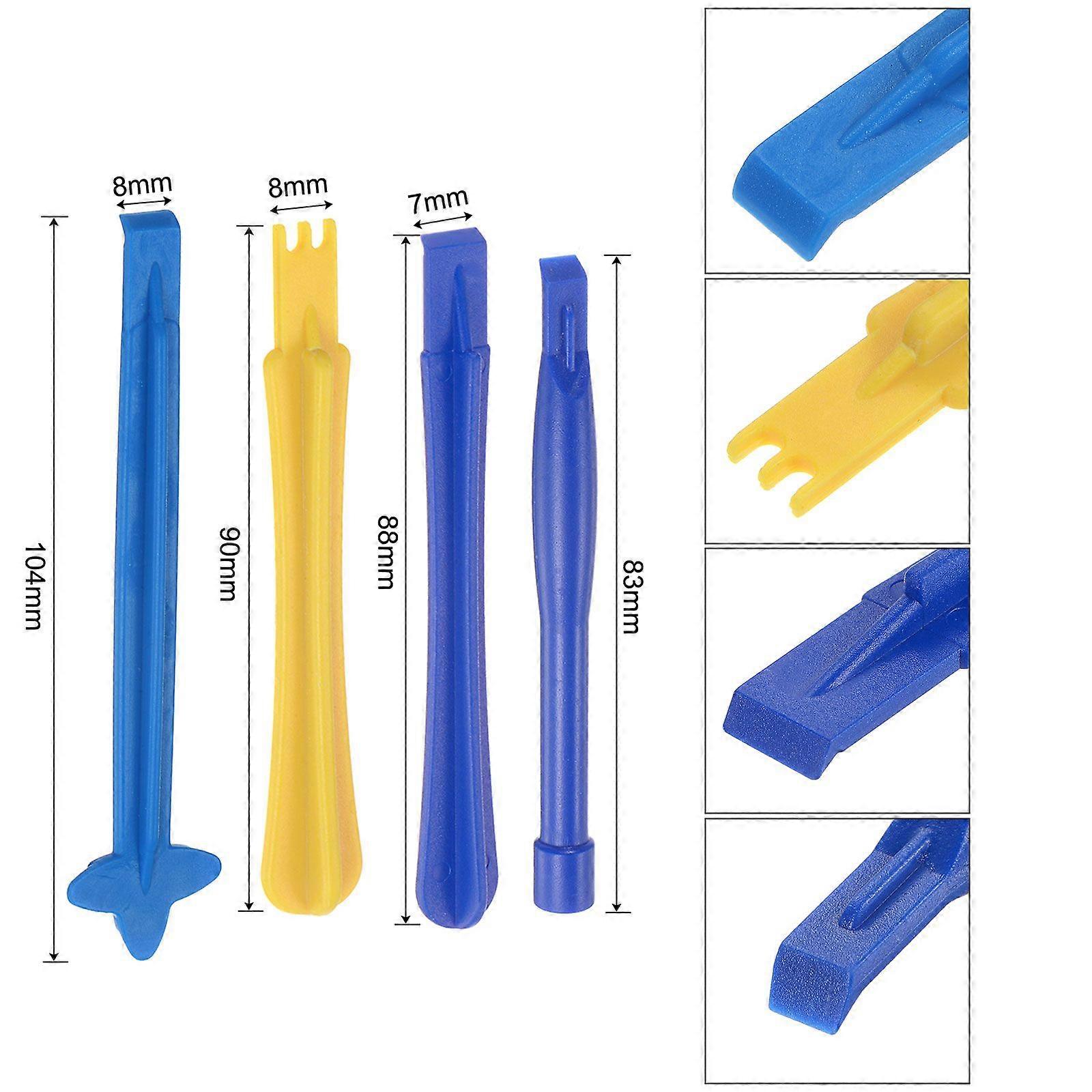12in1 Set Electronics Repair Tool Kit Plastic Pry Bar Removal for Screen Blue