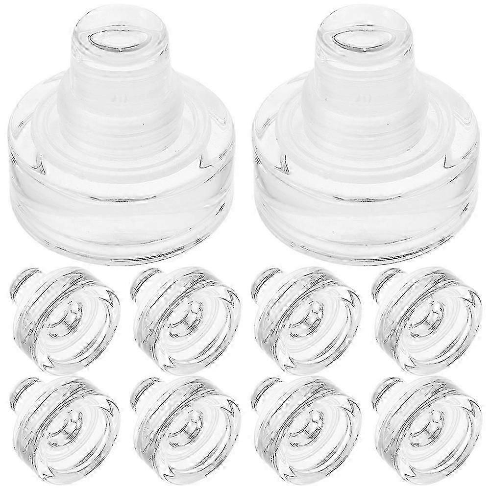 10st glas vinproppar för vinölflaskor - 3.20X2.90X2.90CM