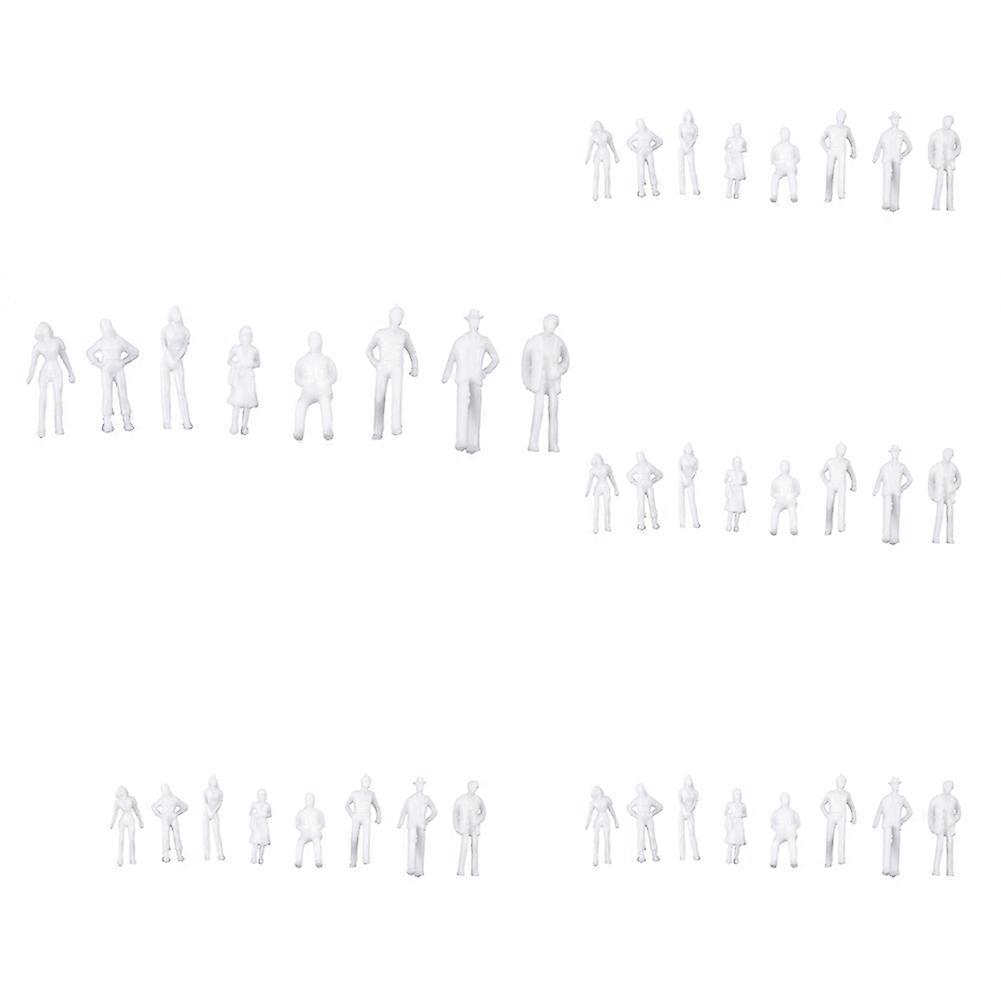 200PCS Figures 1: 75 Scaled Models Train Building People for Layout