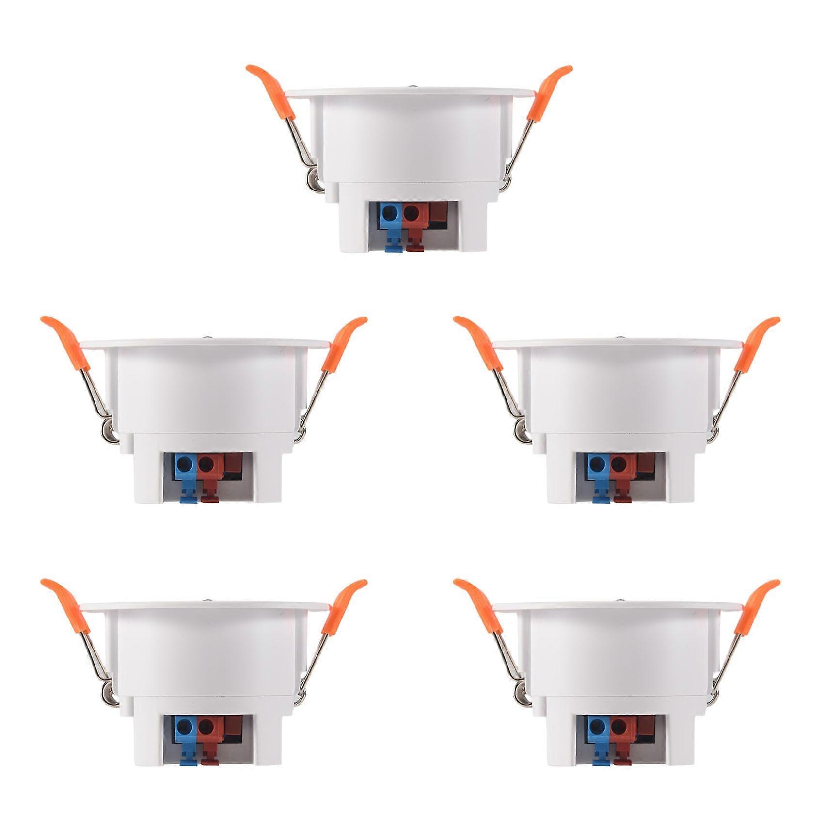 5X Tuya ZigBee MmWave Human Presence Sensor with Luminance MicroWave Radar Detection PIR Motion Sensor Celling Mount