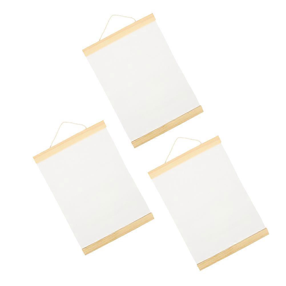 Flat Canvas Boards Lightweight For Studio Artists 30x40cm 3Pcs