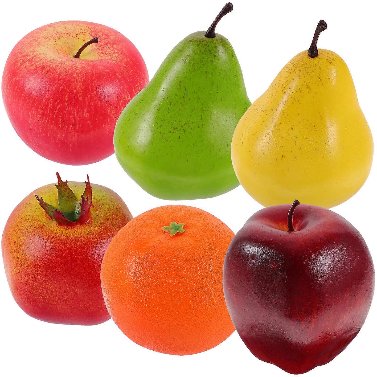 Artificial Fruits Foam Model for Decoration Use 24Pcs Assorted