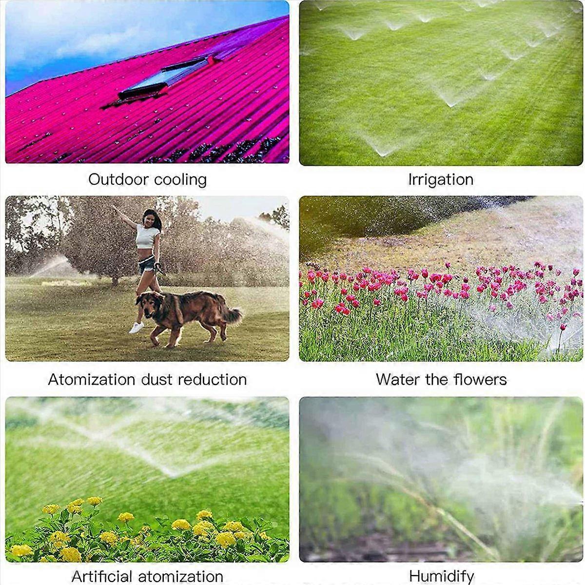 50PCS Adjustable Garden Drip Irrigation Misting Nozzle Dripper