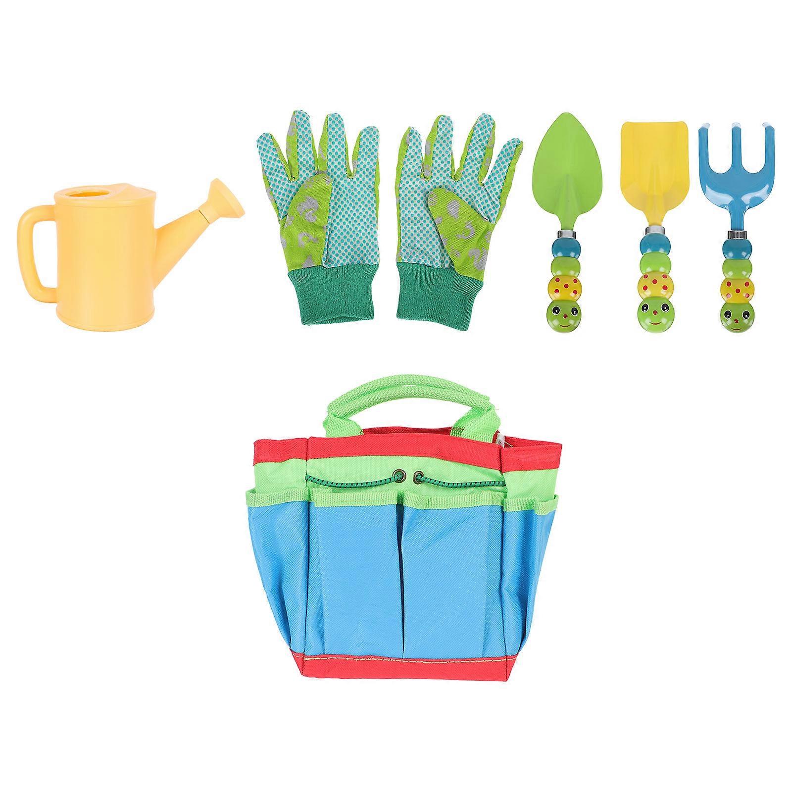 Kids Multi-Purpose Garden Tools for Playing 1Set Durable Plastic Design