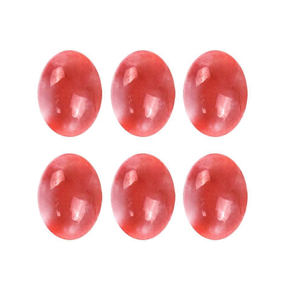 Natural Stone Accessories Oval Agate Stone Patch for Jewelry Making 10Pcs