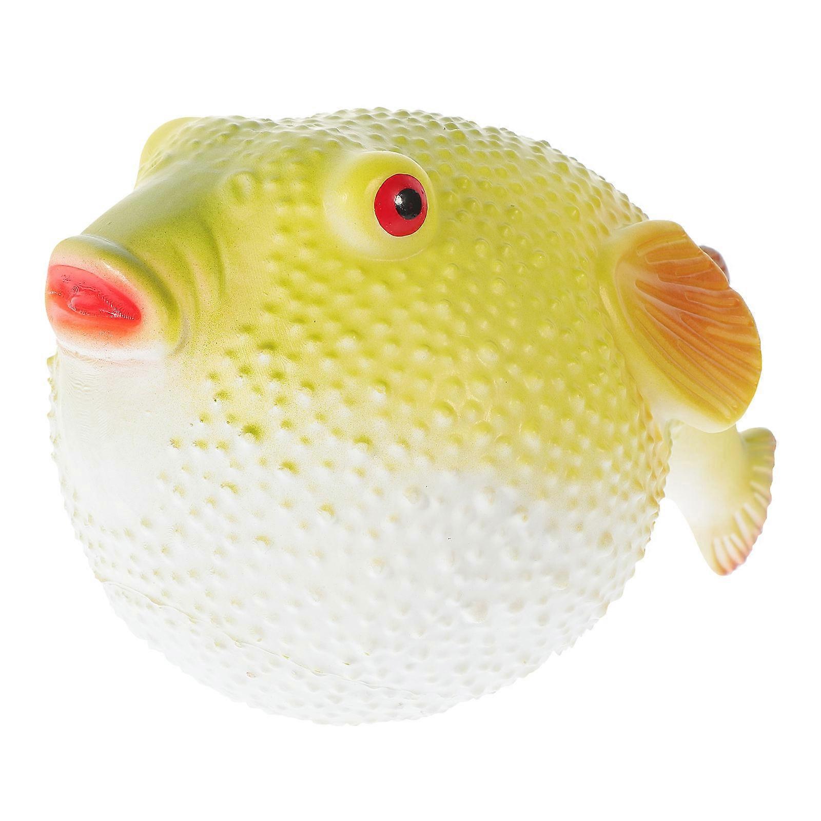 River Puffer Fish Simulation Model for Decoration Soft Plastic Cotton