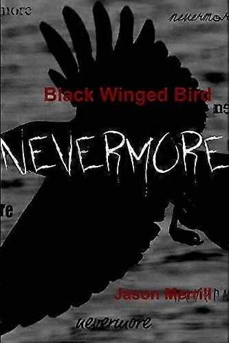 Oiseau ailé noir