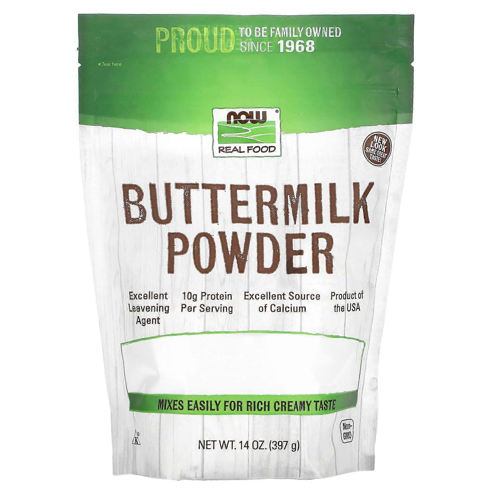 Now Foods, Real Food, Buttermilk Powder, 14 oz (397 g)