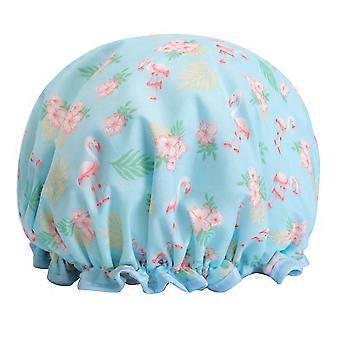 Women Bath Hat Waterproof Shower Headdress for Shower Use 3Pcs