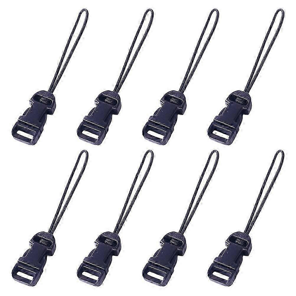 Camera Strap Adapter Qd Loop Quick Release for Outdoor 8Pcs Black ABS