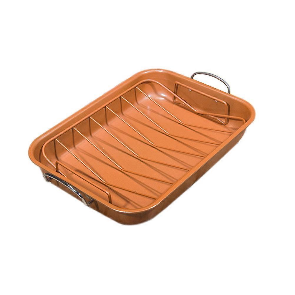Burning Grill Pan Rectangular Baking Pan for Baking Cakes and Bread