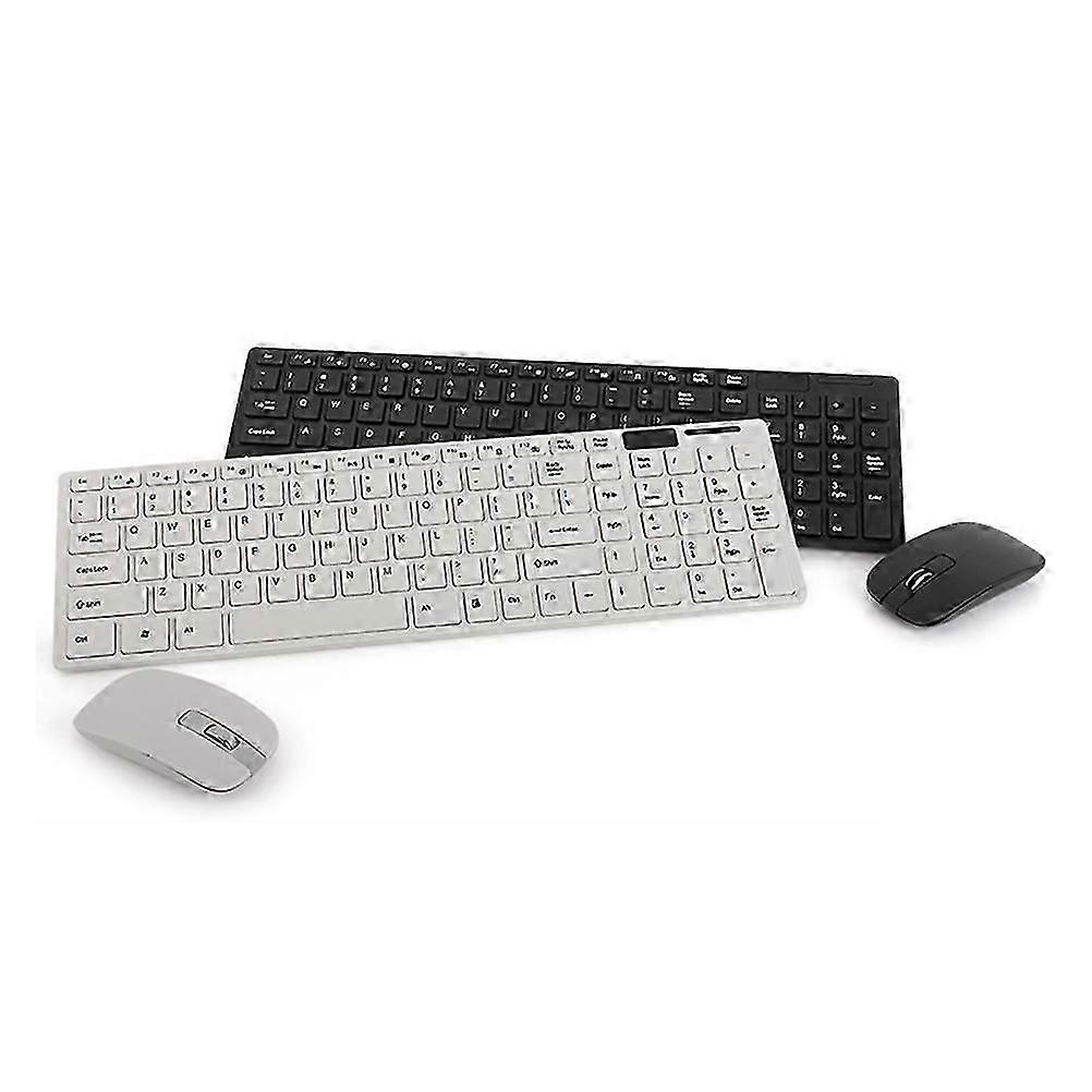 Wireless Keyboard Mouse 2.4g Ultra-Thin Keyboard for Computer Use