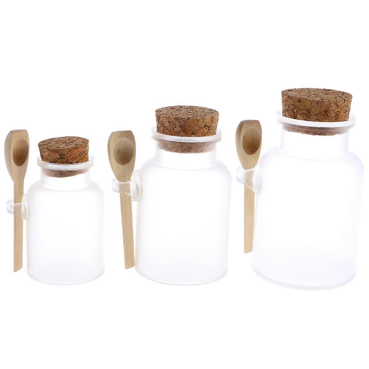 Bath Salt with for Storage Use 100G Empty ABS Plastic Jar