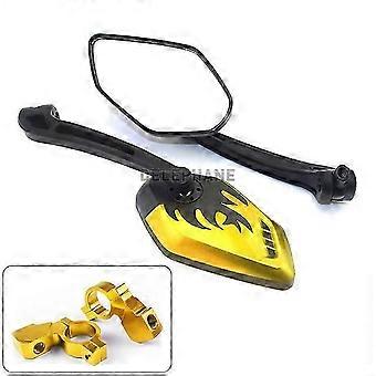 Espejo retrovisor para bicicleta eléctrica QX giratorio 360 grados, espejo retrovisor de bicicleta HD con cristal transparente, reflector para manillar, espejo para bicicleta de ciclismo. Nuevo.