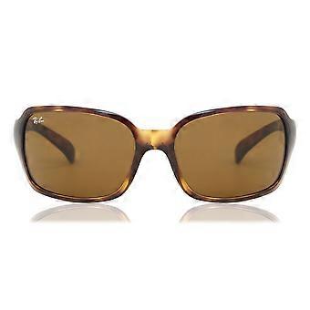 Ray-Ban RB4068 642/33 Full Rim Dark Tortoise Women Wraparound Sunglasses UV3 Original