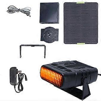 Chauffage solaire portable compact, idéal pour les niches pour animaux, les serres, les poulaillers et les véhicules.