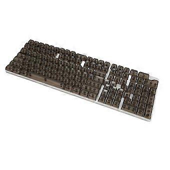 Set di copritasti 132 tasti ad alta trasparenza PC CBSA Heigh opaco ergonomico fai da te copritasti di ricambio per tastiera meccanica nera