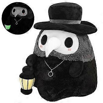 Plague Doctor Plüschtiere 7,8"/20cm, Urlaub Plüschtier Plague Beak Doctor Kreative Leuchtende Quetschbare Kleine Plüsch Pest Doktor Puppe für Party Prop pl