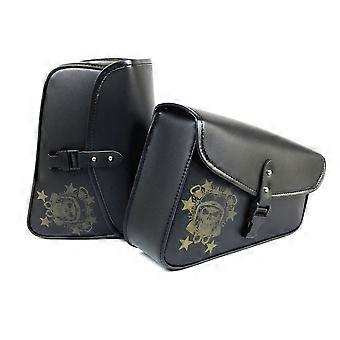 Motorcycle Luggage Left+Right Side Tool Bag Borsa Moto Harley Sportster - Honda -
