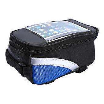 Kaesi Bike Frame Bag Waterdicht touchscreen Oxford Doek Rits Design Front Tube Bag voor mountainbike