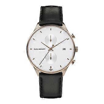 PAUL HEWITT Men's Watch Analog Quartz Midnight Ocean PH002204 Leather 
