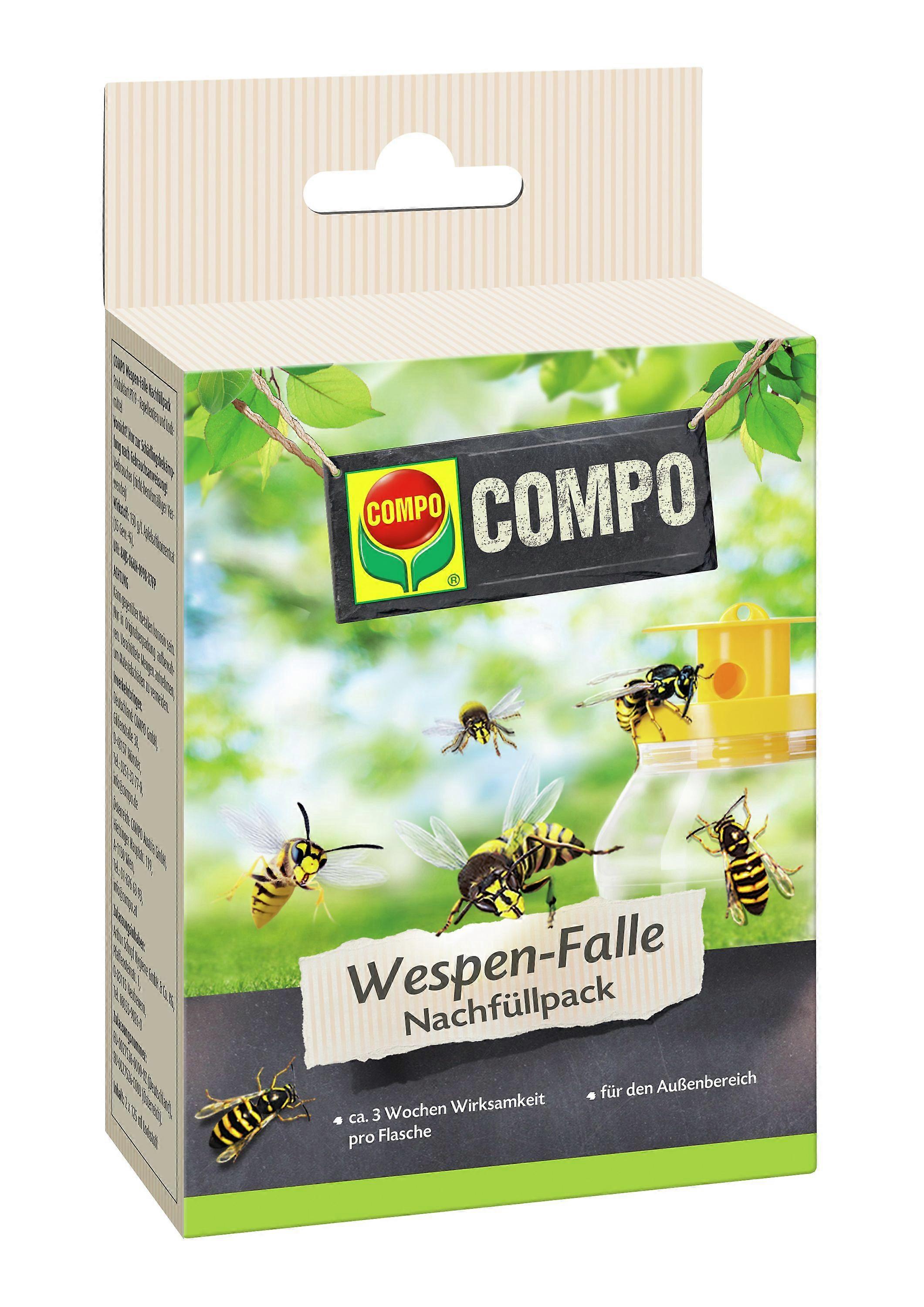 COMPO Wasp Trap Refill Pack, 2 pieces