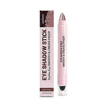 Light Brown Shimmer Cream Eyeshadow Stick - Natural Color, Long-Lasting, Sparkling Makeup Eyeshadow Stick