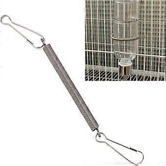 3.1in Spring with Clips Metal Springs 2 Clips Cage Accessories for Small