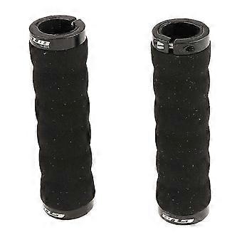 Mountainbike stuurgrepen met antislip golvend sponsrubber voor veilige grip