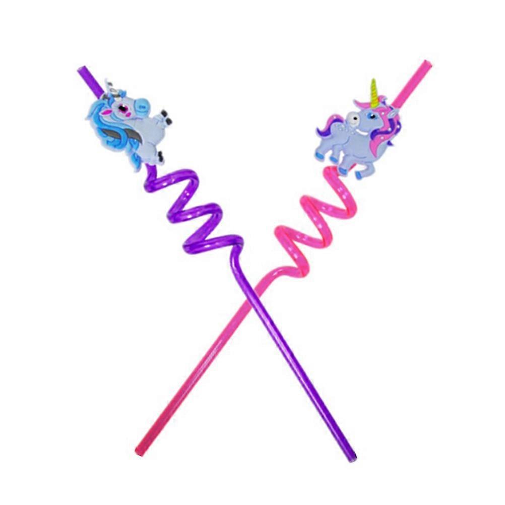 Drinking Straws Cartoon Straws for Drinking Use 4Pcs Pack