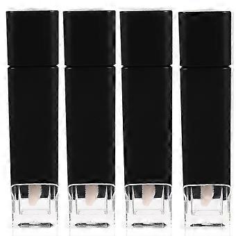 Plastic Lip Gloss Tubes for Storage 4Pcs Refillable Lipgloss Bottles